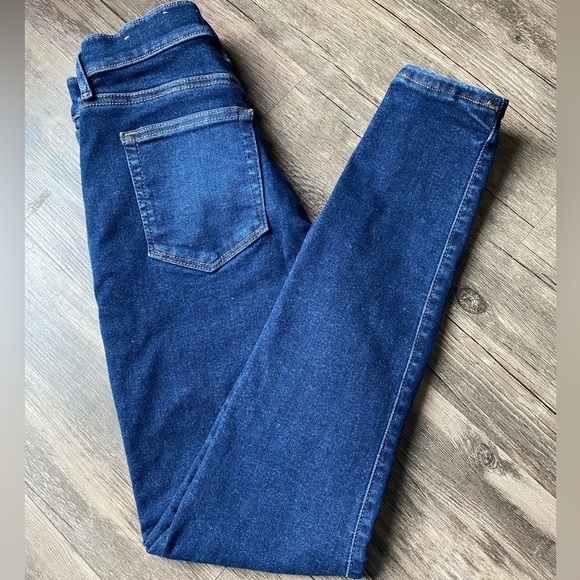 LOFT Women’s Deep Blue Sculpt Jeggins Skinny Jeans Size 2P - Picture 6 of 12